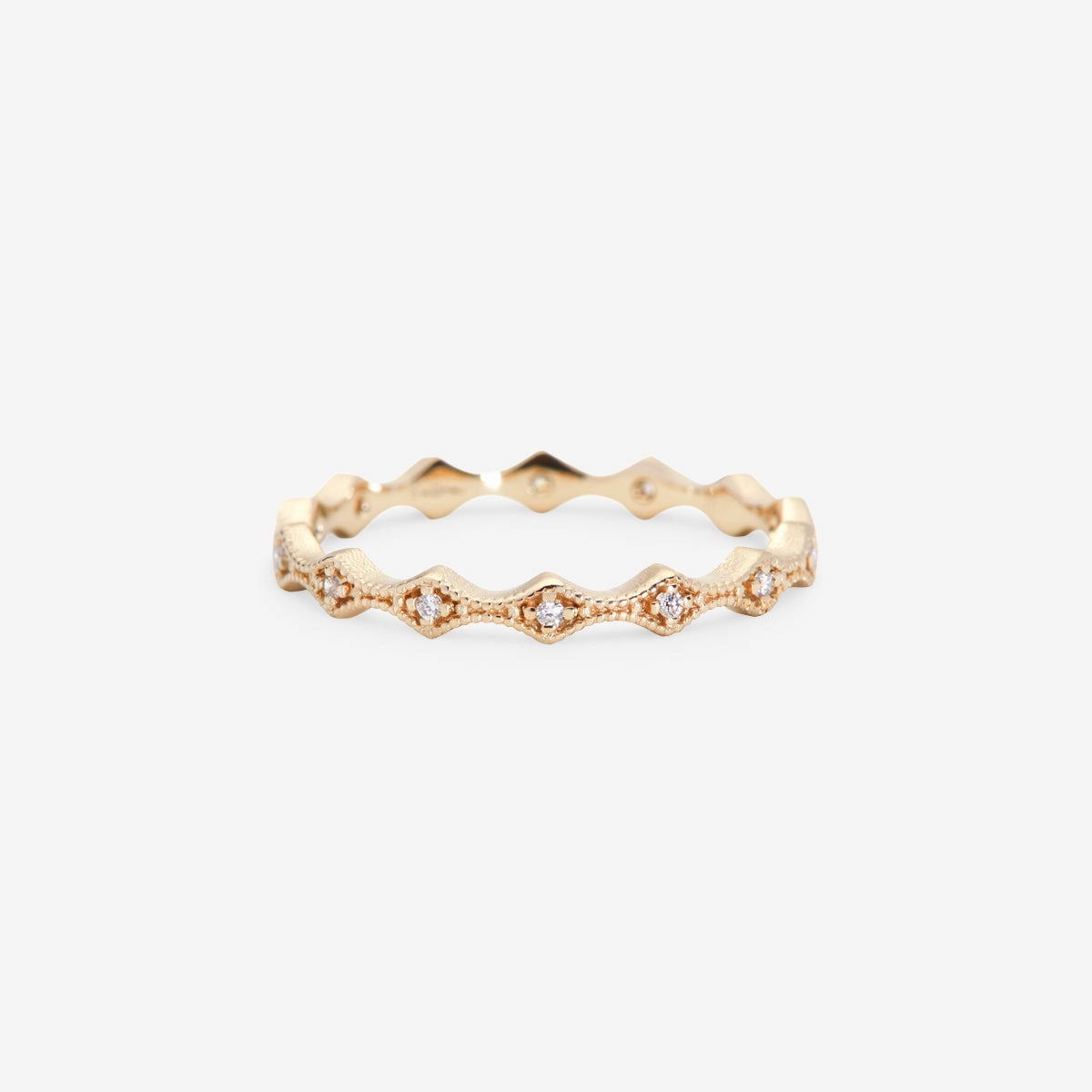 White Diamond Kite Eternity Band | R9301W