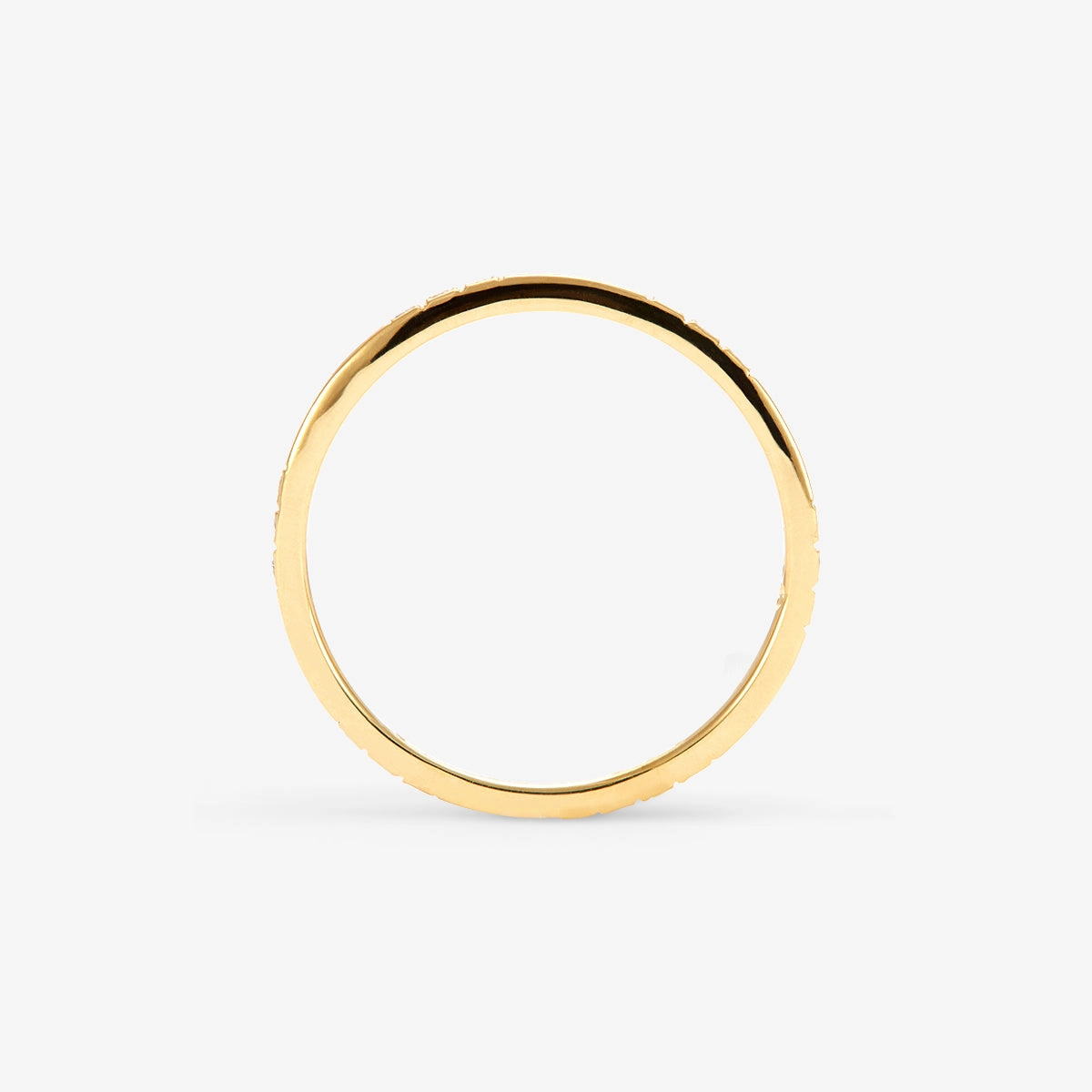 White Diamond Spaced Band | R8301W