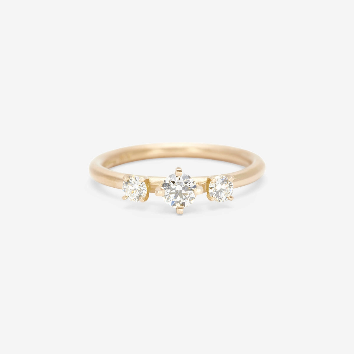 White Diamond Trinity Ring | R11701W