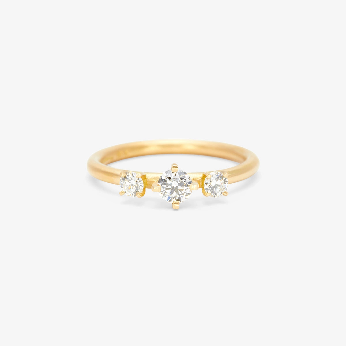 White Diamond Trinity Ring | R11701W