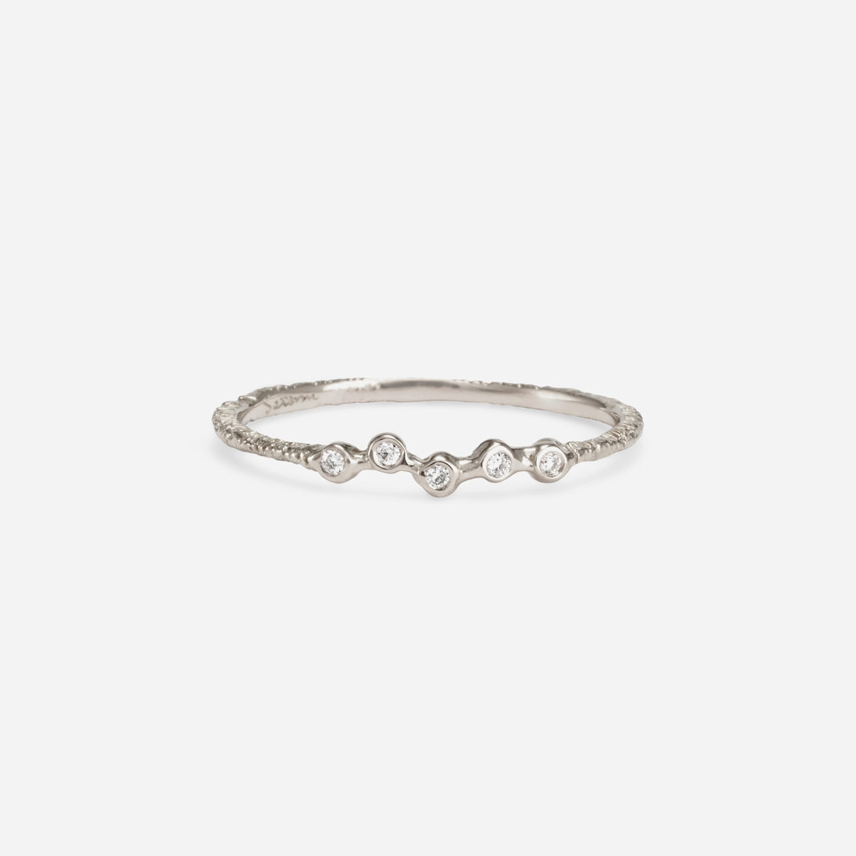 Woven Five Diamond Band | R8004W