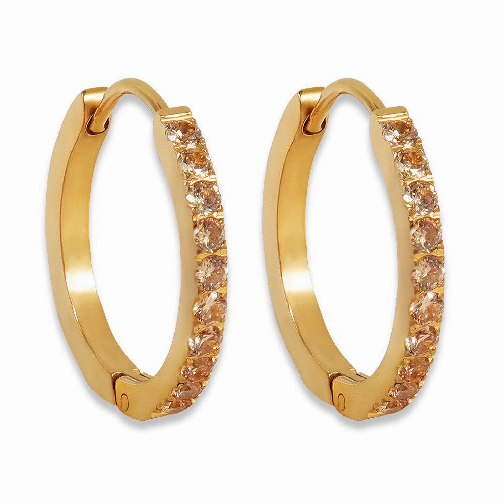 Zaana Champagne Hoops