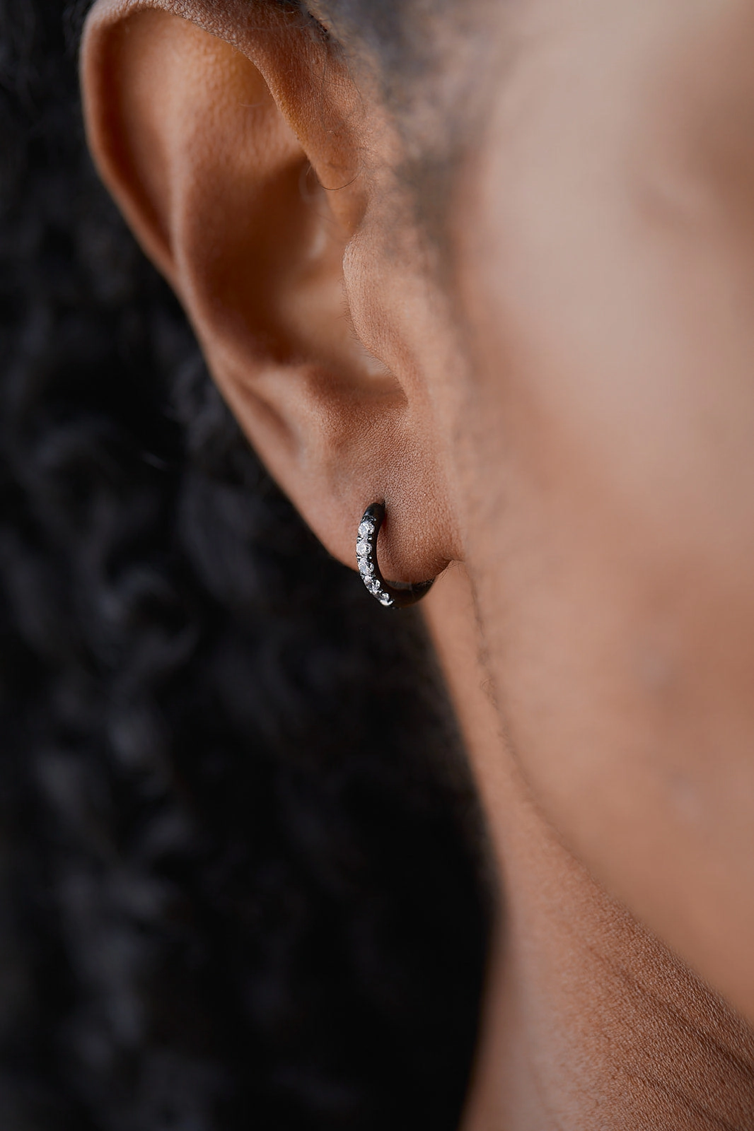 Zaana Diamond Endless Hoops