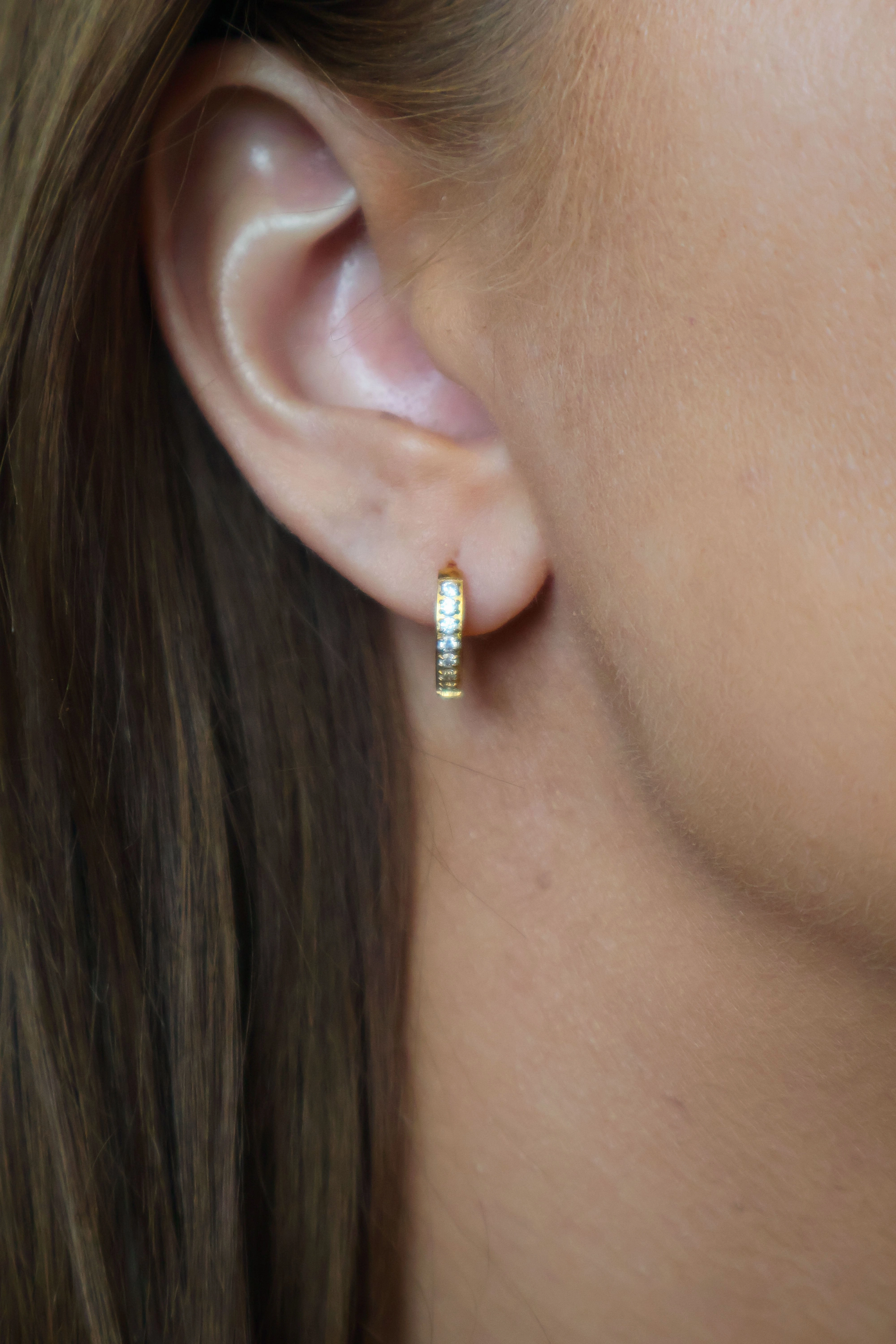 Zaana Diamond Hoops