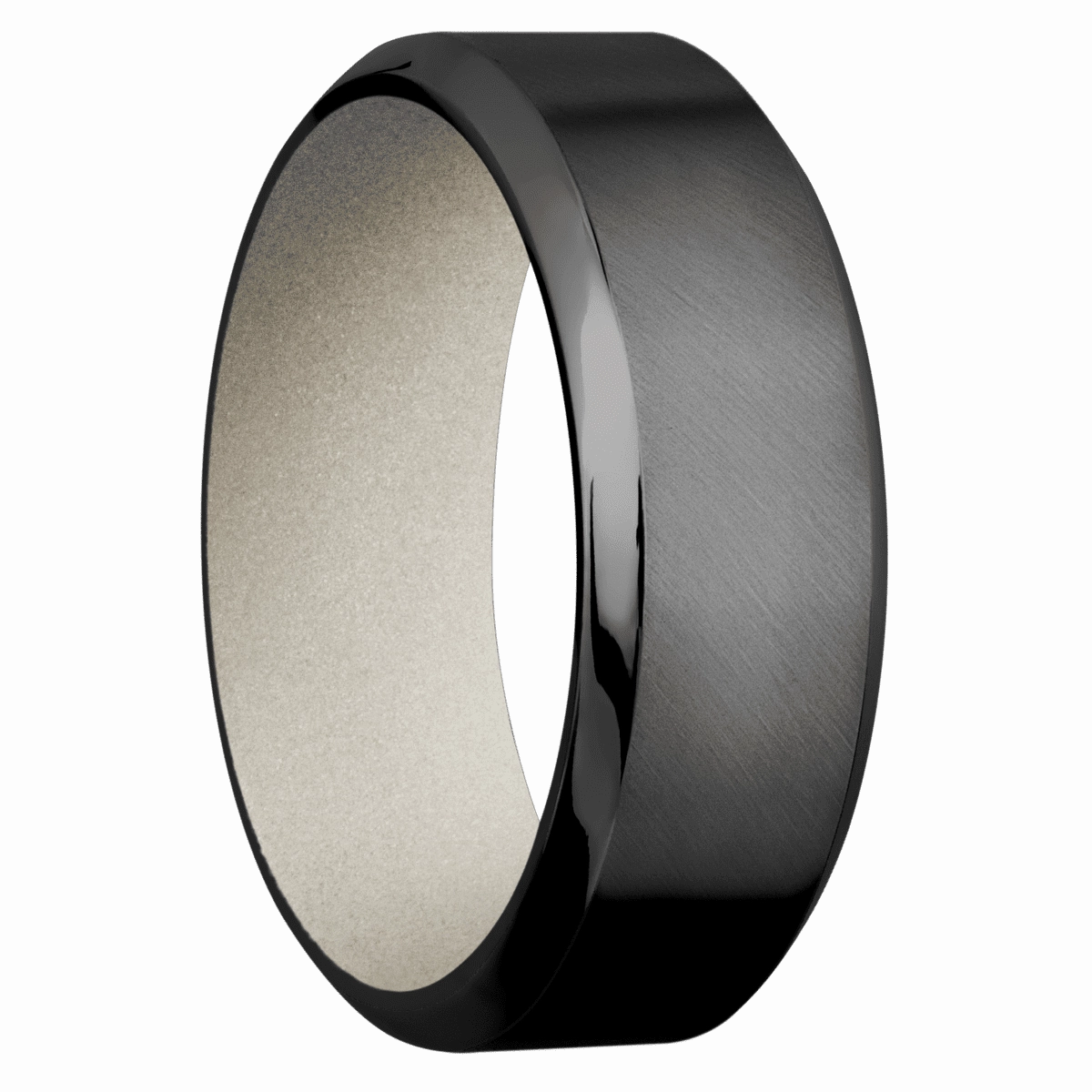 Zirconium with Anglesatin , Polish Finish and Bright Nickel
