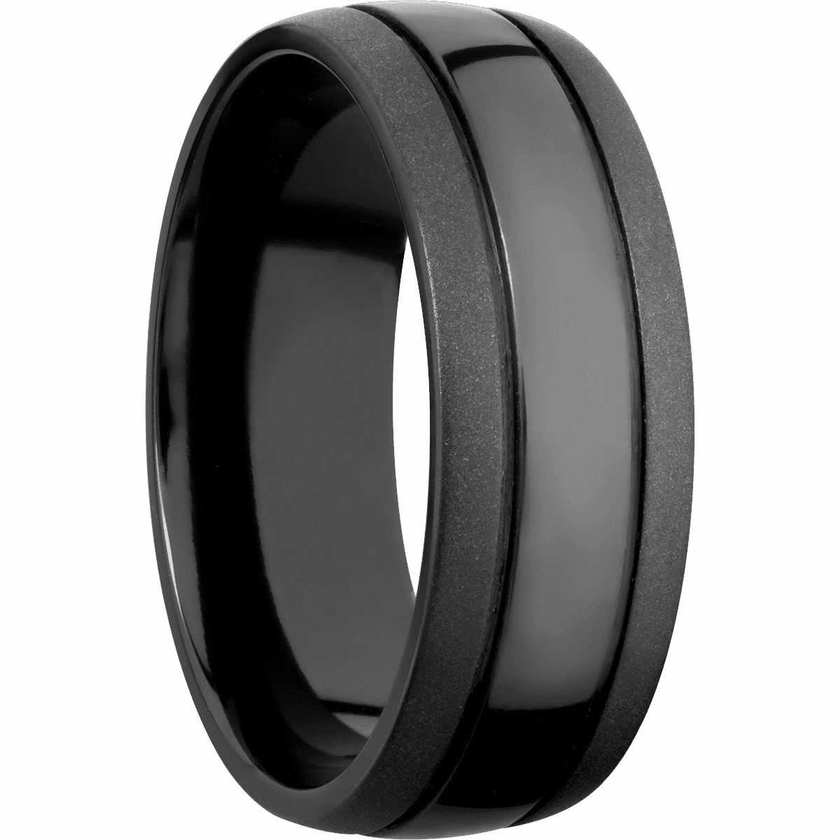 Zirconium with Polish , Bead Finish
